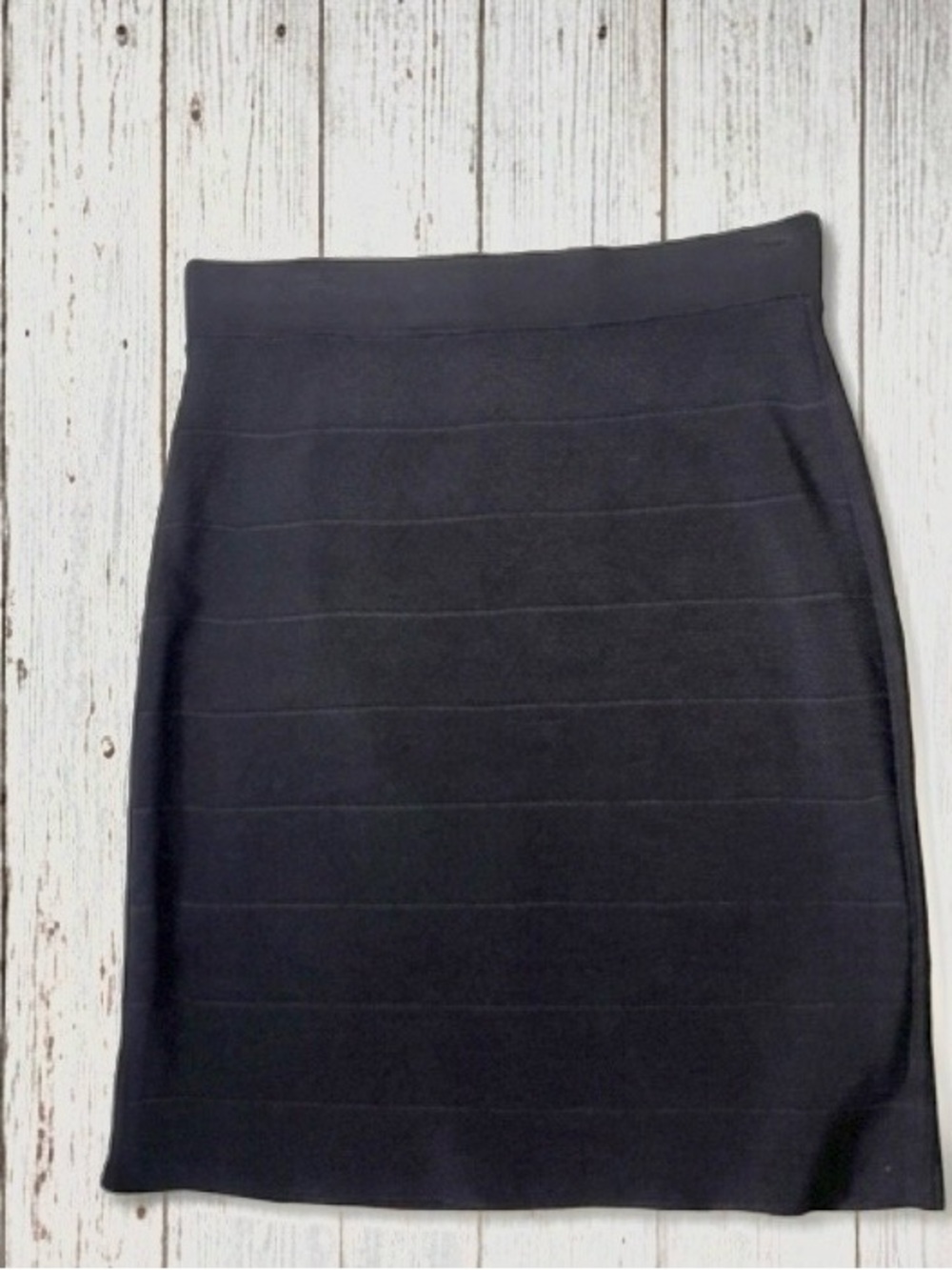 White House Black Market Black Bandage Pencil Skirt - Picture 5 of 6
